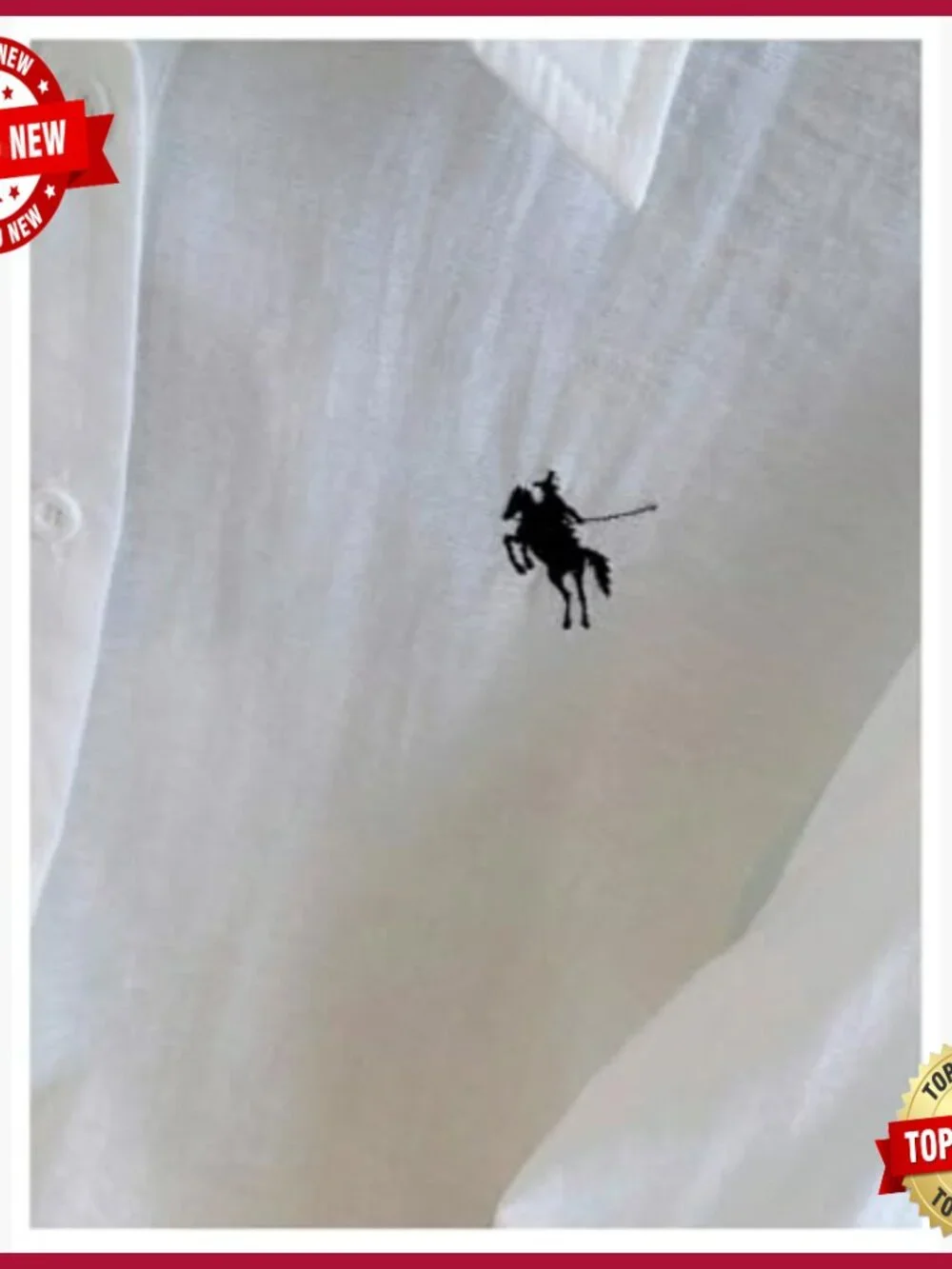 Long Sleeve Button Down Shirt and Mini Shorts Pajama Set, Linen-Like - Picture 5 of 5